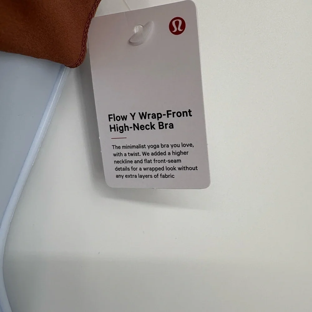 Lululemon Flow Y Wrap-Front High-Neck Bra